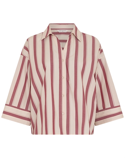 MSCH Copenhagen - MSCHSusana Selmina 3/4 Bluse - Rhodode/Oatmeal